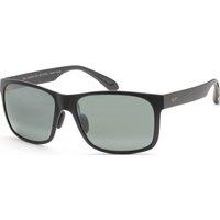 Maui Jim Men's MJ0432S-001 Red Sands Aviator/Navigator Sunglasses in Black