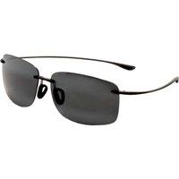 Maui Jim Men's 443-11M Hema Square/Rectangle Sunglasses in Black