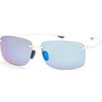 Maui Jim Men's MJ0443S-002 Hema Aviator/Navigator Sunglasses in White