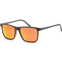 Maui Jim Men's MJ0875S-004 One Way Square/Rectangle Sunglasses in Black