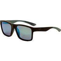 Maui Jim Men's MJ0897S-003 The Flats Square/Rectangle Sunglasses in Black