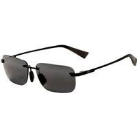 Maui Jim Men's 624-02 Lanakila Square/Rectangle Sunglasses in Black