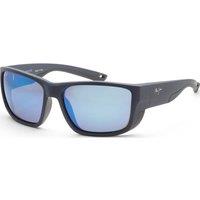 Maui Jim Men's MJ0896S-002 Amberjack Square/Rectangle Sunglasses in Blue