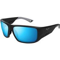 Maui Jim Men's MJ0663S-001 Keha Square/Rectangle Sunglasses in Black