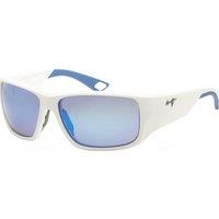 Maui Jim Men's MJ0663S-002 Keha Square/Rectangle Sunglasses in White