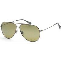 Maui Jim Men's MJ0674S-002 Hauoli Aviator/Navigator Sunglasses in Silver