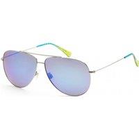 Maui Jim Men's MJ0674S-003 Hauoli Aviator/Navigator Sunglasses in Silver
