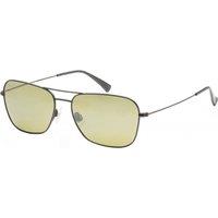 Maui Jim Men's MJ0675S-002 Naauao Aviator/Navigator Sunglasses in Black