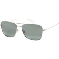 Maui Jim Men's MJ0675S-001 Naauao Aviator/Navigator Sunglasses in Silver