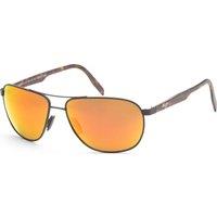 Maui Jim Men's MJ0728S-004 Castles Aviator/Navigator Sunglasses in Black