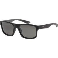 Maui Jim Men's MJ0897S-006 The Flats Square/Rectangle Sunglasses in Black