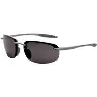 Maui Jim Men's 676-17 Hookipa Square/Rectangle Sunglasses in Silver