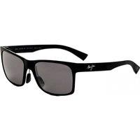 Maui Jim Men's 683-02 Hoopili Square/Rectangle Sunglasses in Black