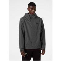 Helly Hansen Sport Men's Seven J Rain Jacket in Dark Grey | Size: Small