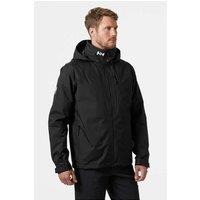 Helly Hansen Sport Men's Crew Hooded Midlayer Sailing Jacket 2.0 in Black | Size: Large