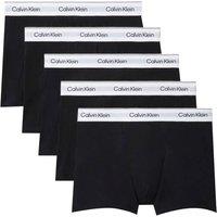 Calvin Klein Men's Icon Cotton Stretch Relax Fit Trunk 5P Black | Size: XL