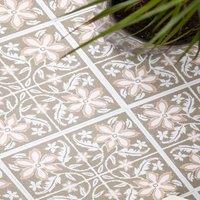 Floor Pops Lillium Green Self Adhesive Vinyl Floor Tiles Pack of 10 (0.93sqm) | Size: 304.8mm x 304.8mm
