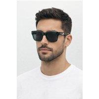SVNX Square Sunglasses in Green Black
