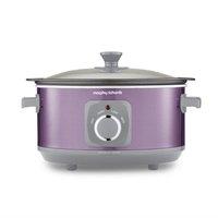 Morphy Richards Accents Sear & Stew 3.5L Slow Cooker in Purple | Size: Medium