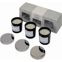 French Connection Black Collection Trio Scented Candle Gift Set 347g - Luxury Home