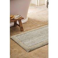 CHRISTY 'Portobello Stripe' Coastal Inspired Bath Rugs in Beige