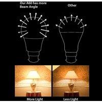 ENER-J Pack of 10 LED Bulb 10W GLS A60 Thermoplastic Lamp E27 base 3000K in White