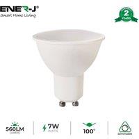ENER-J Ener J LED GU10 Bulbs 7W Dimmable 500Lm 4000K Cool White Pack of 10