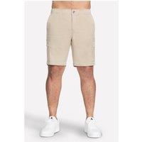 Skechers Men's Downtown Cargo 9 Inch Short in Natural | Size: Large