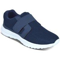 Pegasus Men's Wide Fit Trainer Touch Fastening Comfortable Trainers in Navy | Size: 10