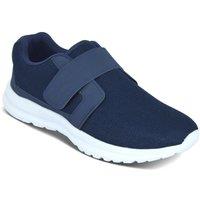 Pegasus Men's Wide Fit Trainer Touch Fastening Comfortable Trainers in Navy | Size: 13