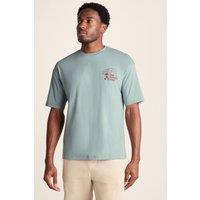 TOG24 Men's 'Hop' Premium Supersoft Hattie Clark T-Shirt in Light Blue | Size: 4XL