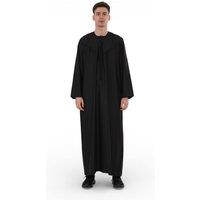 Infinity Leather Men's Eid Moroccan Jubba Robe Djellaba Ramadan Eid Thobe - HM11 in Black | Size: 58L