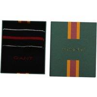 Gant Men's Multi Stripe 2 Pack Socks Black | Size: 42