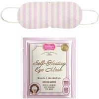 The Vintage Cosmetic Company Women's Self-Heating Eye Masks Gift Set 5 Pack Pink Stripes
