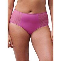 Chantelle Women's Norah Chic High-Waisted Full Brief in Pink | Size: 8