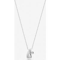 Inicio Women's Sterling Silver Plated Polished Nugget Pendant - Gift Pouch