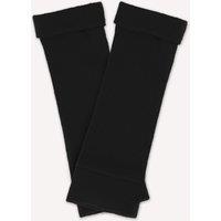 Turtle Doves Women's Cashmere Fingerless Gloves in True Black