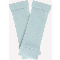 Turtle Doves Women's Cashmere Fingerless Gloves in Light Blue