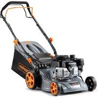 VonHaus 132cc Petrol Lawnmower in Dark Grey
