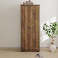 GFW Boston 2 Door Wardrobe in Light Oak