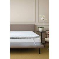 Brightr Sleep Brightr Titan Deluxe 2 in 1 Mattress Topper - Firm/Extra Firm in White | Size: EU Single