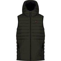 Luke 1977 Men's Bubbla Hood 2000 Junior Gilet in Dark Green | Size: 14-15 Years