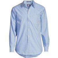Lands' End Men's Non-iron Pinpoint Shirt, Traditional Fit in Bright Blue | Size: 17.5 neck/35 sleeve