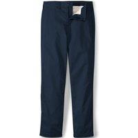Lands' End Men's Travel Kit Classic Fit Chino Trousers in Dark Navy | Size: 34L