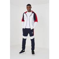 Brave Soul Men's Zip Through Hoodie & Jogger Co-ord Set in Ecru | Size: Large