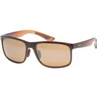 Maui Jim Men's MJ0449S-004 Huelo Square/Rectangle Sunglasses in Brown