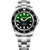 Bobroff Men's BF0002J1 44mm Automatic Watch in Silver