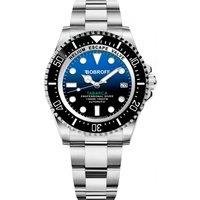 Bobroff Men's BF0003J1 44mm Automatic Watch in Silver