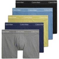 Calvin Klein Men's Boxer Brief 5Pk Black/Blue/Green | Size: Small