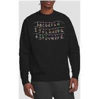 Stranger Things Lights Sweatshirt, Black | Size: XL